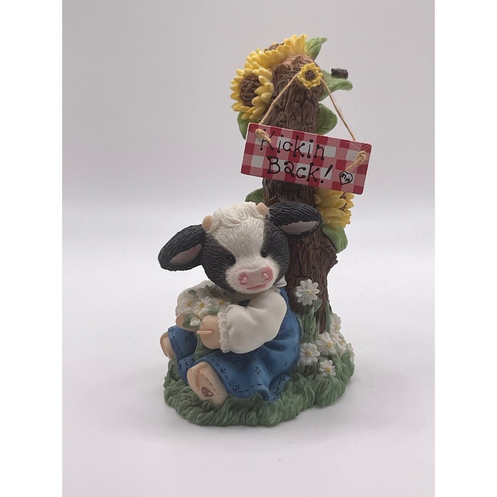 Mary's Moo Moos A Message For Moo Cow Figurine Enesco 1997 319430 Sunflower